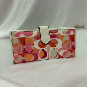 Coach Daisy Kaleidoscope Print Wallet